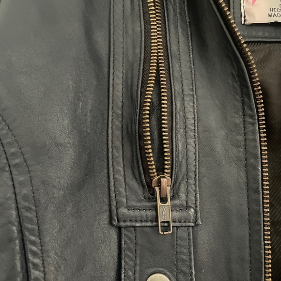 Leather Bomber Jacket - Picture 4 of 7